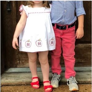 Girls size 6 Posh Pickle Apple Dress - adorable!!